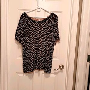 INC sweater with bead neck trim